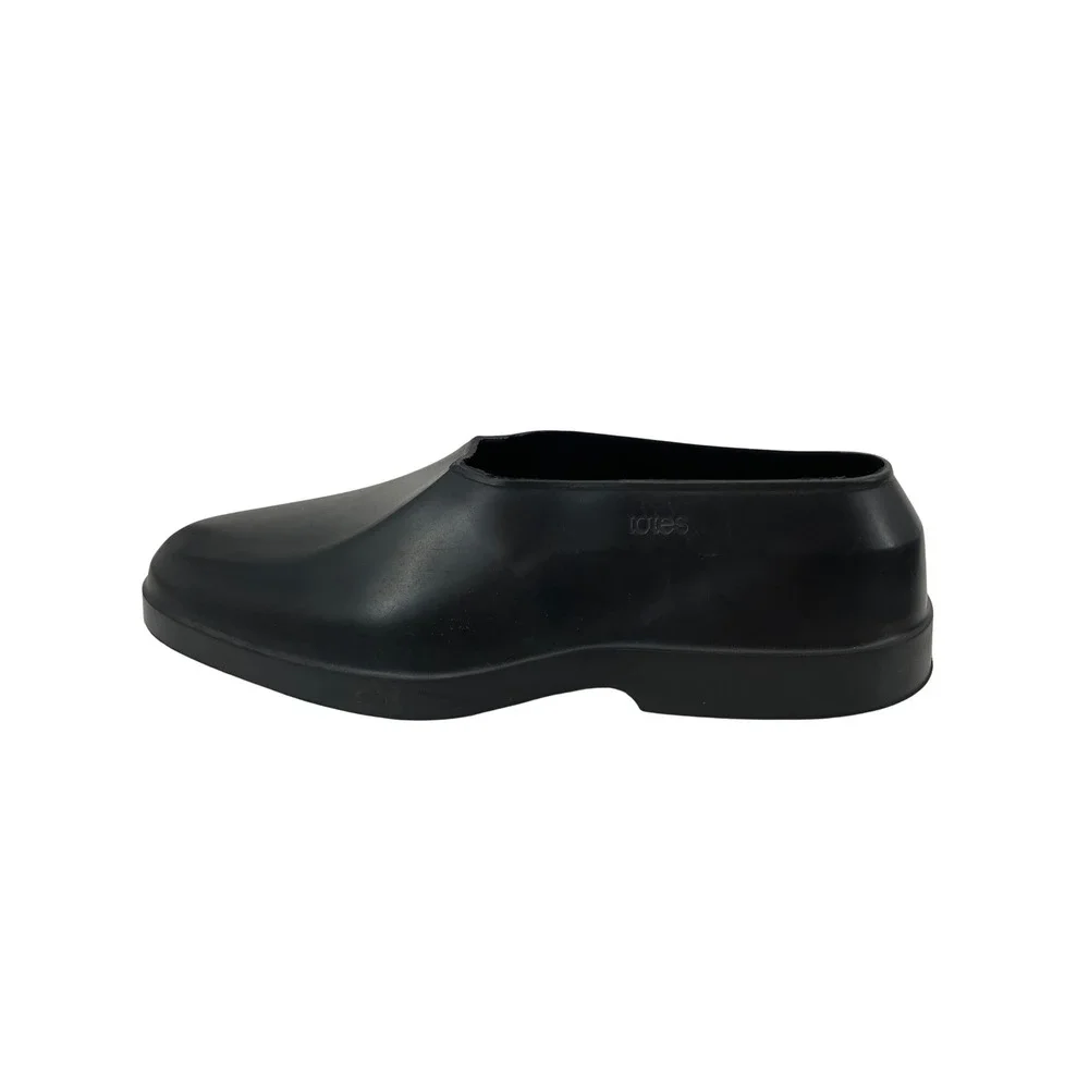 Totes Overshoes Men XL Black Excellent Natural Rubber Rain Shoe Protectors USA